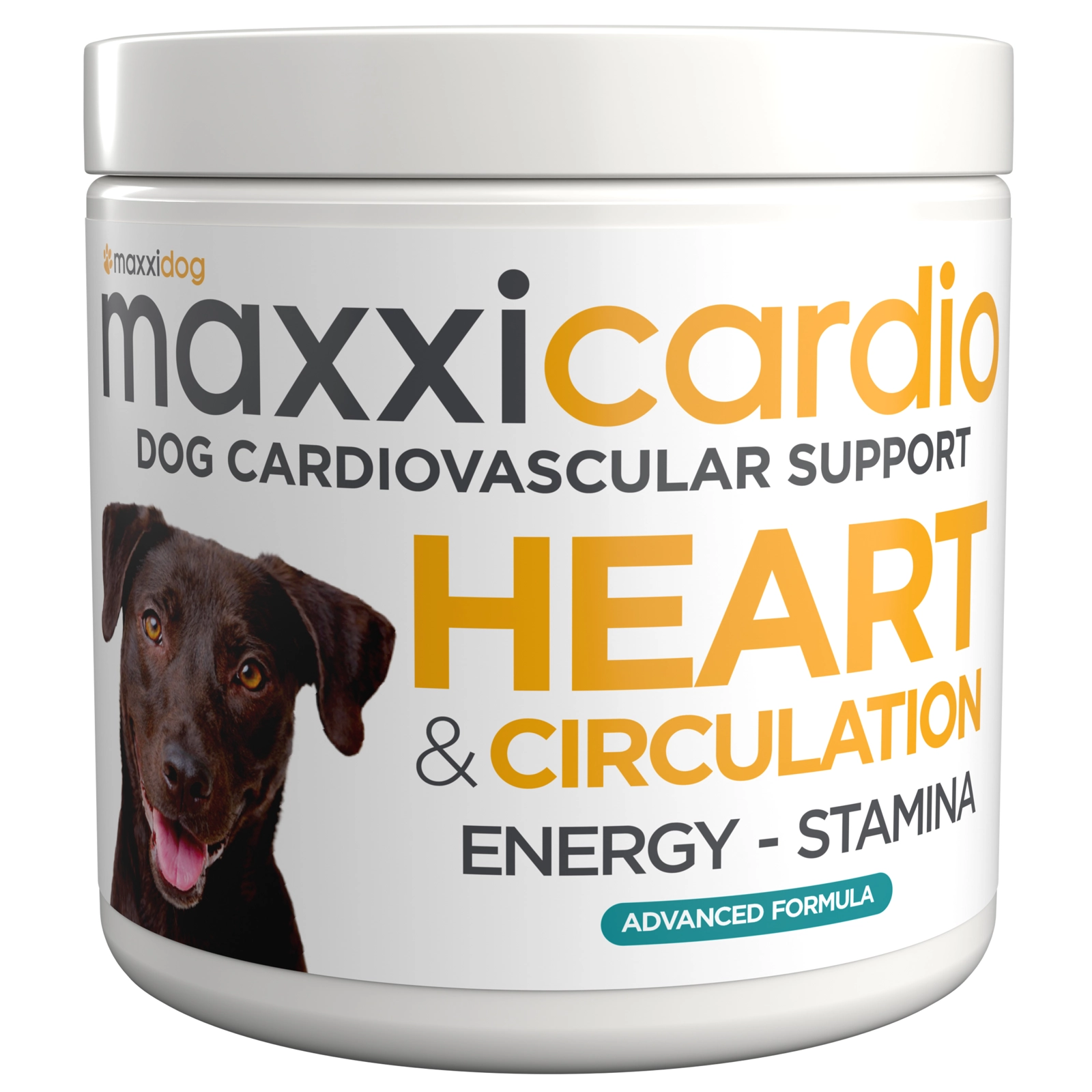 maxxicardio heart support for dogs powder tub from maxxipaws