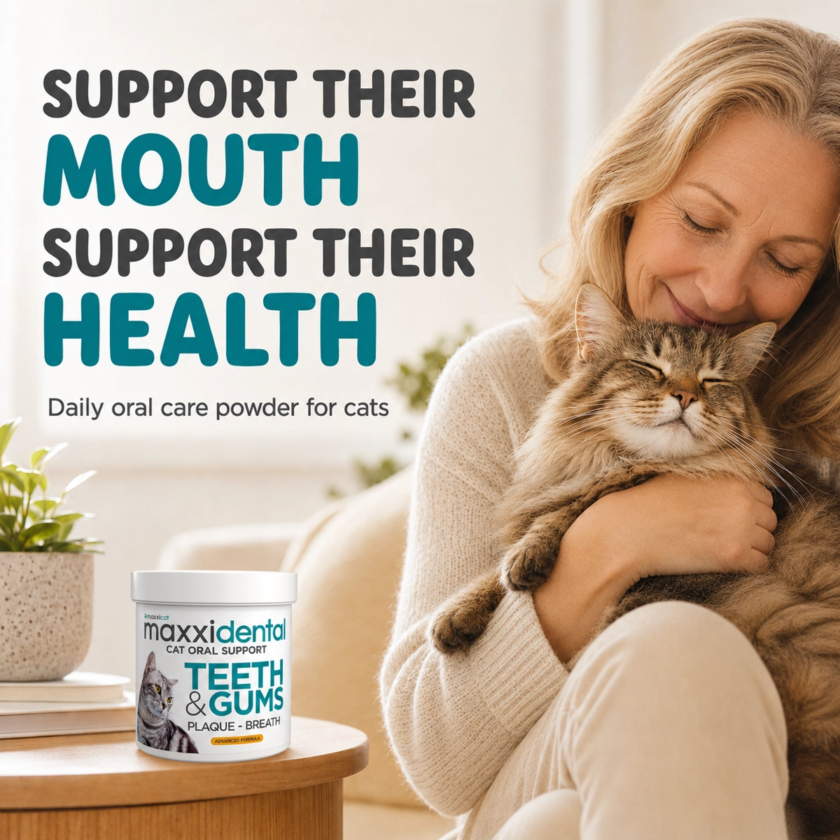 maxxidental feline dental supplement